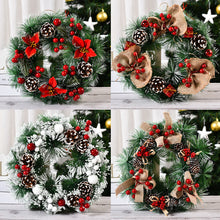 Load image into Gallery viewer, Pinecone Wreath Front Door Decoration