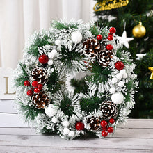 Load image into Gallery viewer, Pinecone Wreath Front Door Decoration