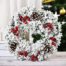 Load image into Gallery viewer, Pinecone Wreath Front Door Decoration