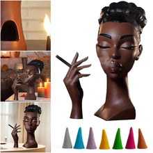 Load image into Gallery viewer, Black Woman Incense Burner