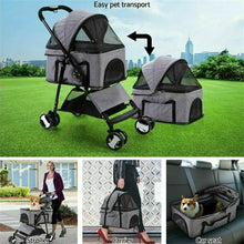 Load image into Gallery viewer, Foldable Pet Stroller
