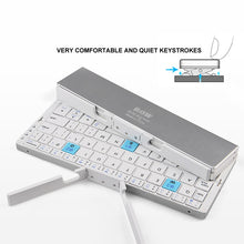 Load image into Gallery viewer, Foldable Bluetooth Mini Keyboard With Stand For Phone