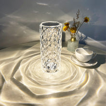 Load image into Gallery viewer, Touching Control Rose Crystal Lamp (USB)