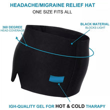 Load image into Gallery viewer, Ice Headache Relief Gel Mask