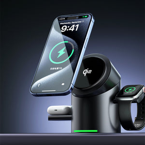 Three-in-one Magnetic Wireless Charger Phone