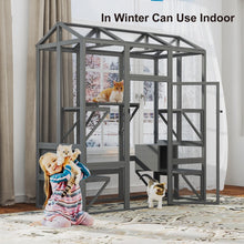Load image into Gallery viewer, 72 Inch Outdoor Cat Enclosure
