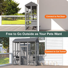 Load image into Gallery viewer, 72 Inch Outdoor Cat Enclosure
