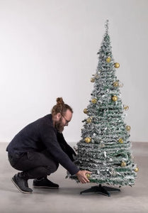 6ft Collapsible Christmas Tree with Lights