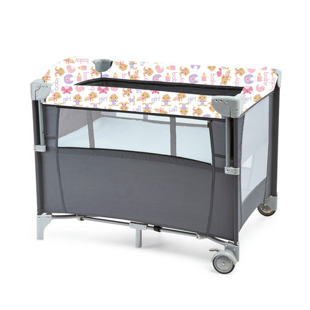 All in 1 Bedside Pack and Play Bassinet with Wheels