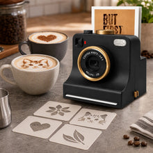 Load image into Gallery viewer, Coffee Latte Art Stencil Camera 3D
