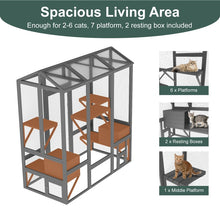 Load image into Gallery viewer, 72 Inch Outdoor Cat Enclosure
