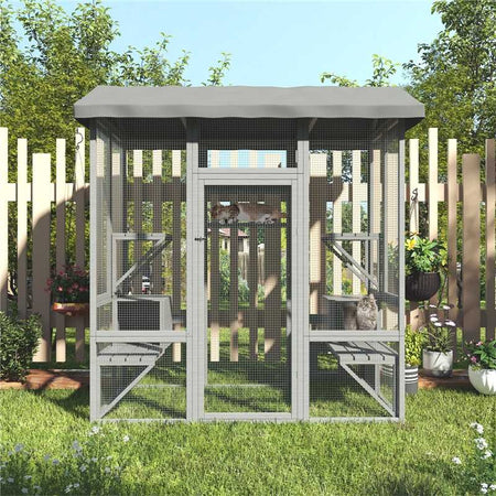 72 Inch Outdoor Cat Enclosure