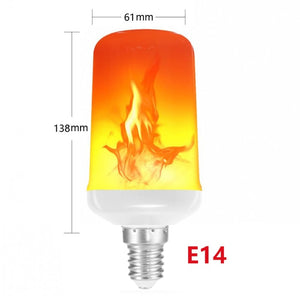 LED Flame Bulb Dynamic Effect
