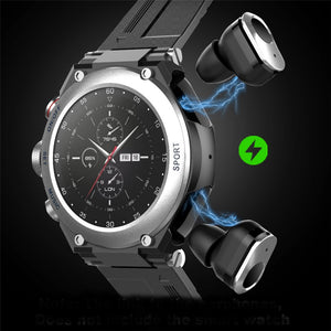 Neue T92 Smart Watch TWS kabellose Ohrhörer wasserdicht 
