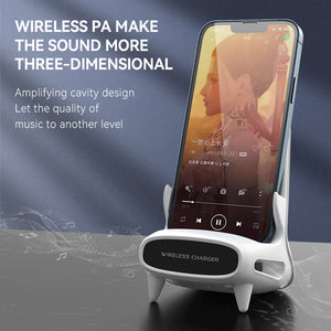 Wireless Fast Charger Desk Speaker 2022